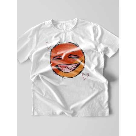 Tricou din bumbac Laughing Smile
